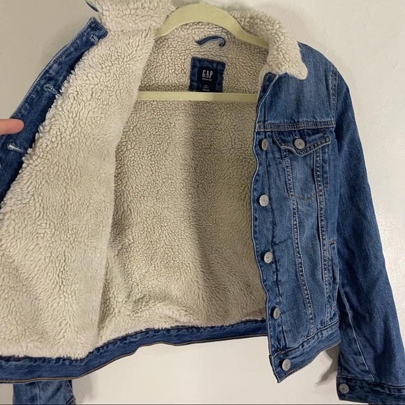 GAP Factory Other - Denim Kids Sherpa Jacket